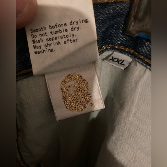 100% Real Authentic Bape Jeans - Picture 8 of 13